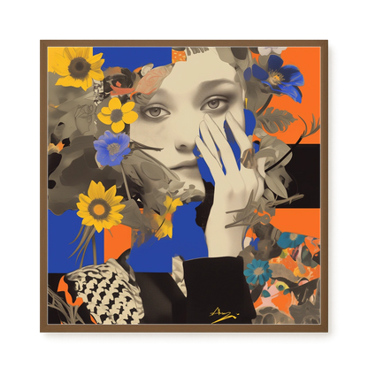 Transformed Visage Canvas Wall Art