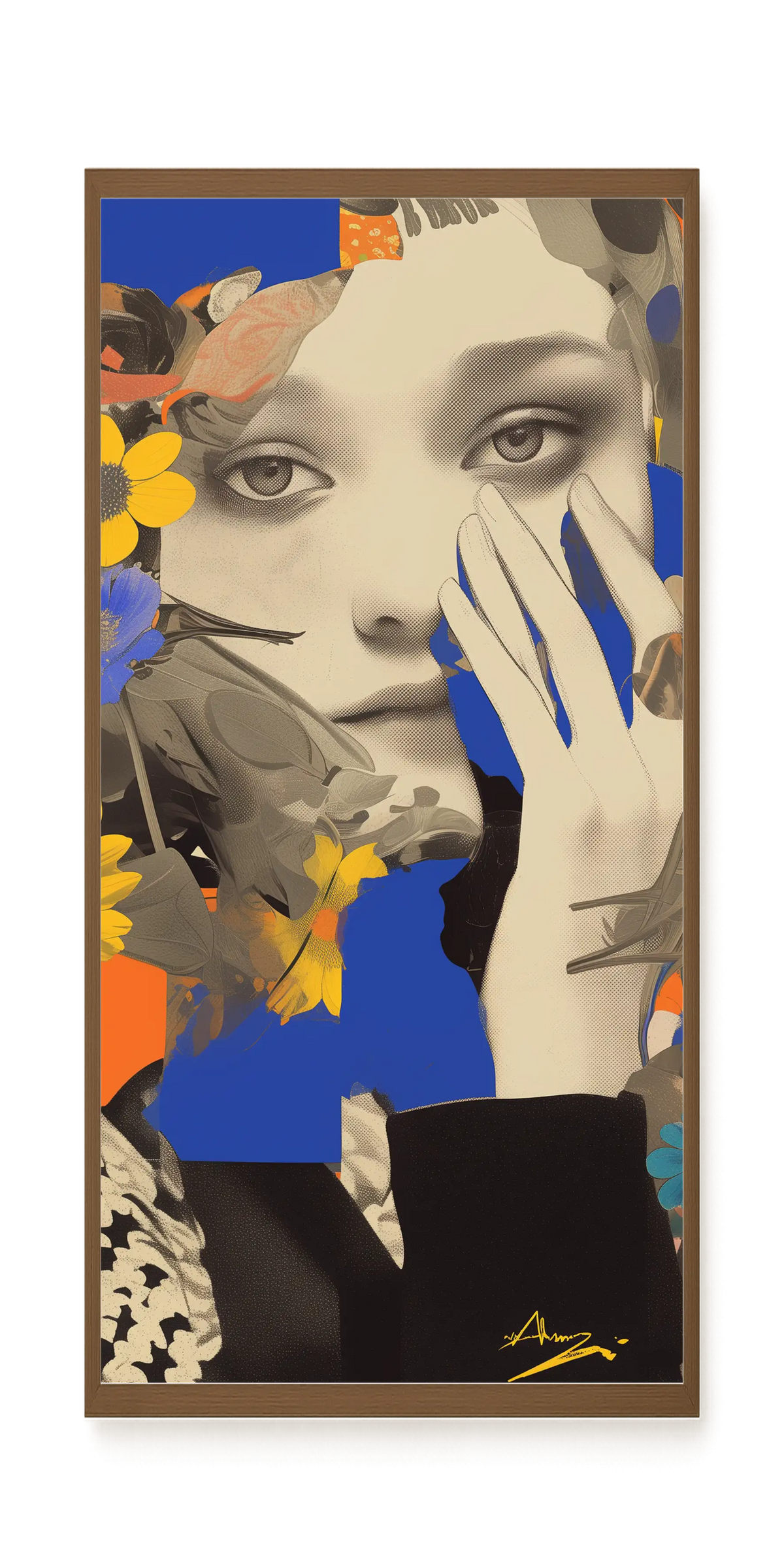 Transformed Visage Canvas Wall Art