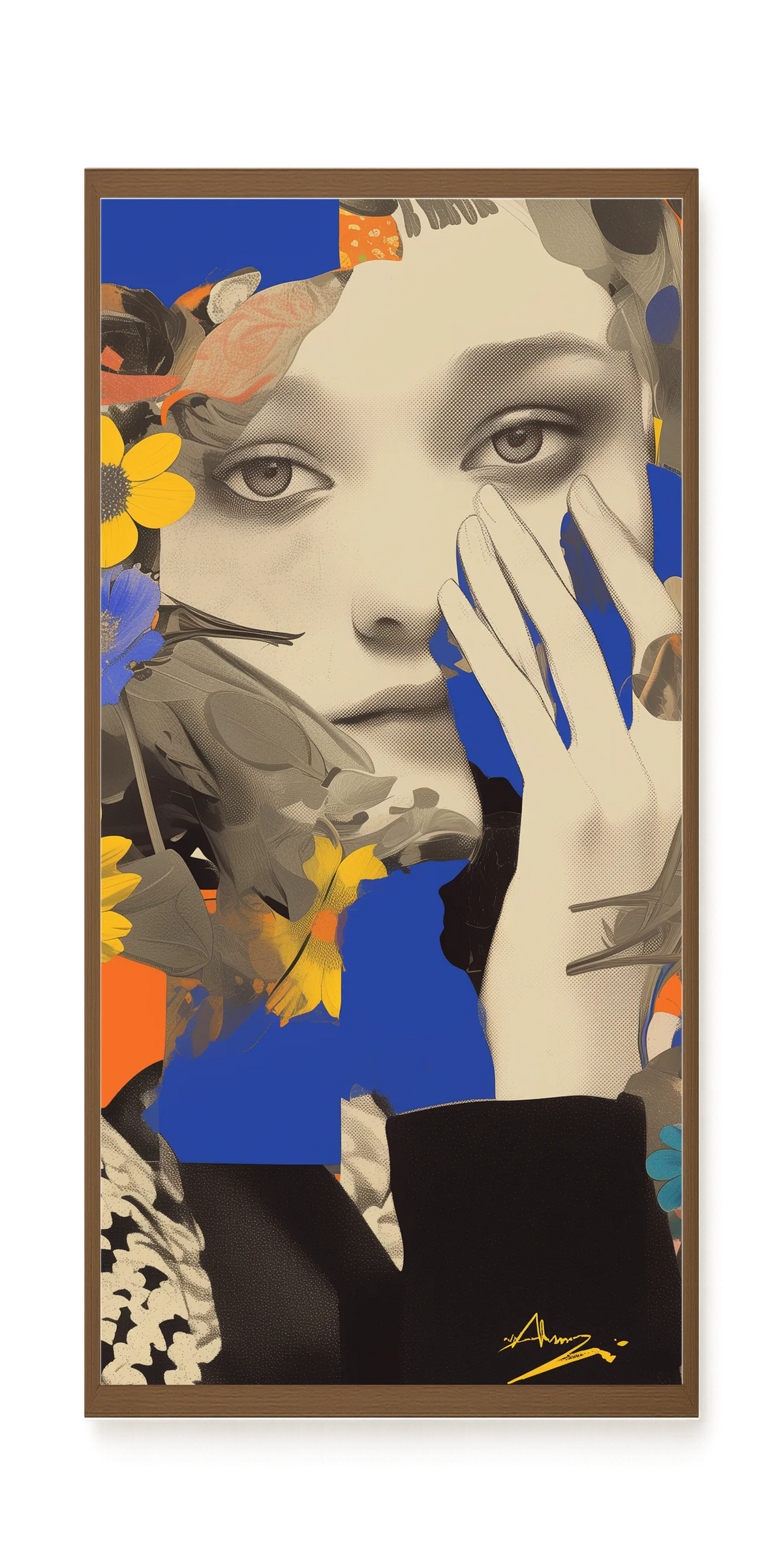 Transformed Visage Canvas Wall Art