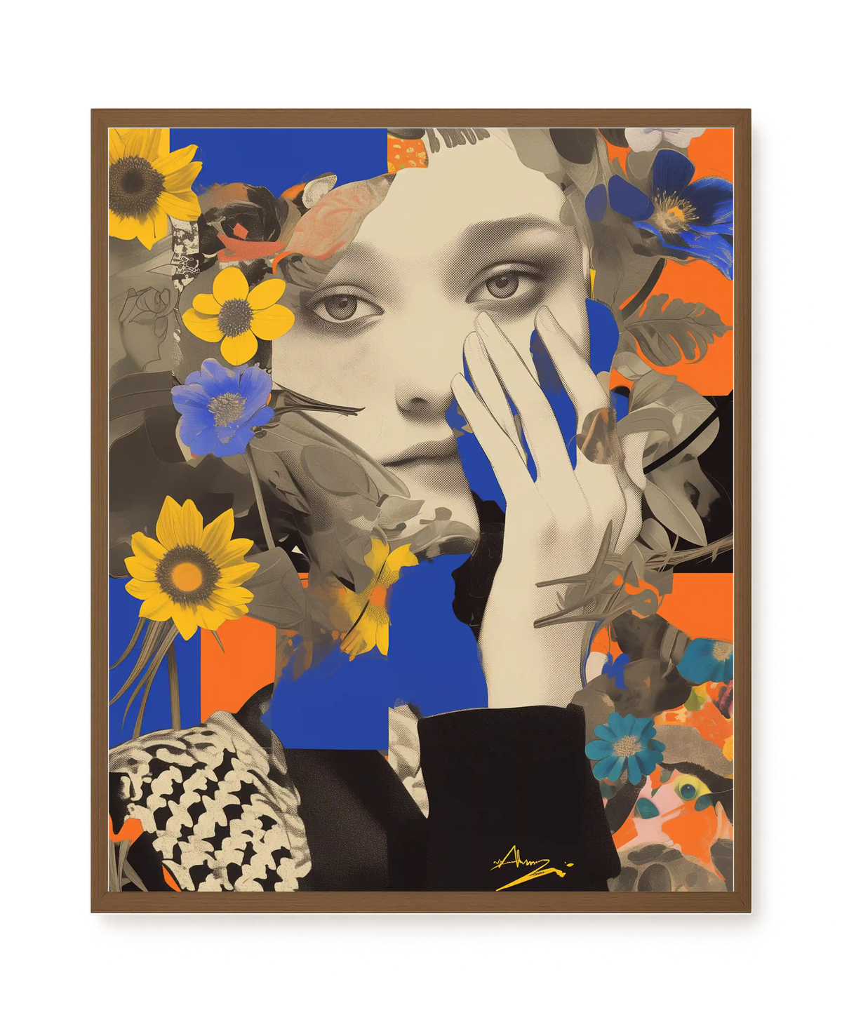 Transformed Visage Canvas Wall Art