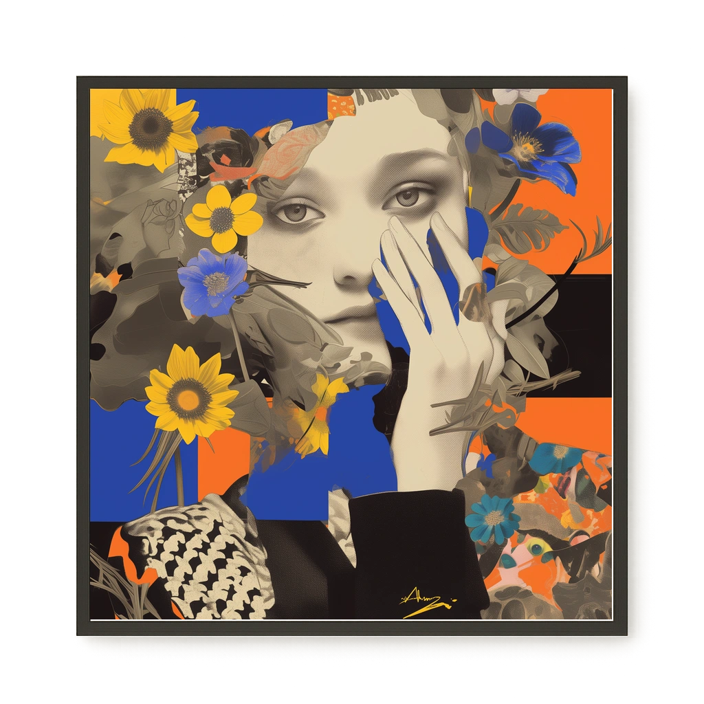 Transformed Visage Canvas Wall Art