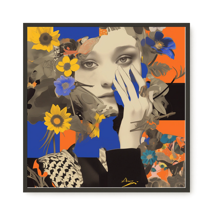 Transformed Visage Canvas Wall Art