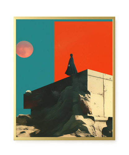 Cosmic Solitude Canvas Print