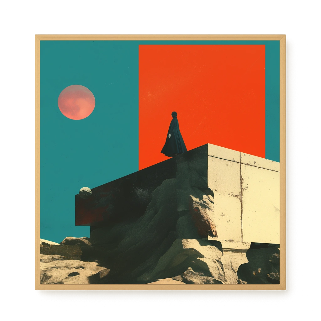 Cosmic Solitude Canvas Print