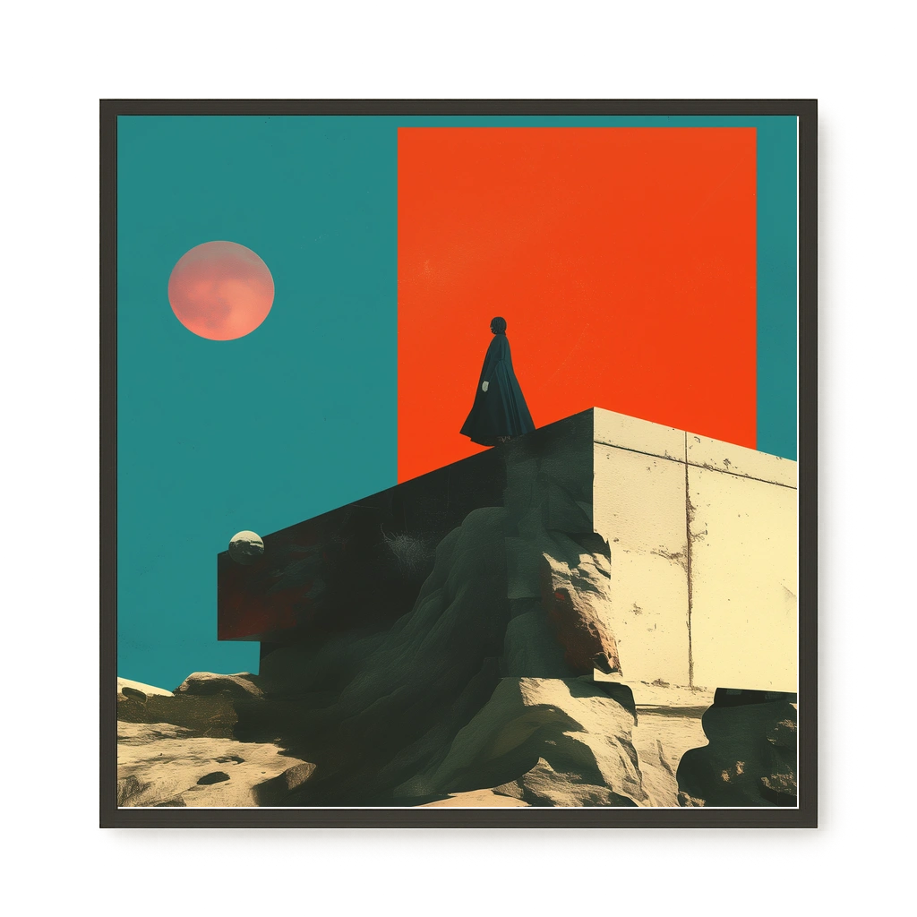 Cosmic Solitude Canvas Print