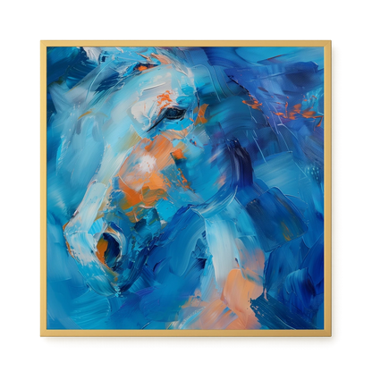 Blue Momentum Canvas Wall Art