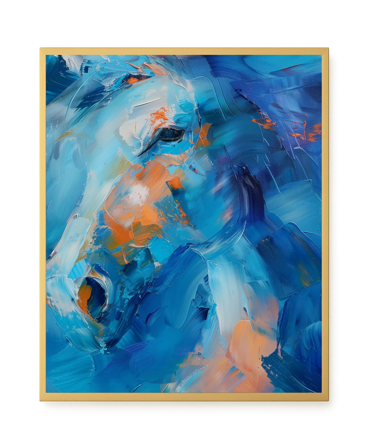 Blue Momentum Canvas Wall Art