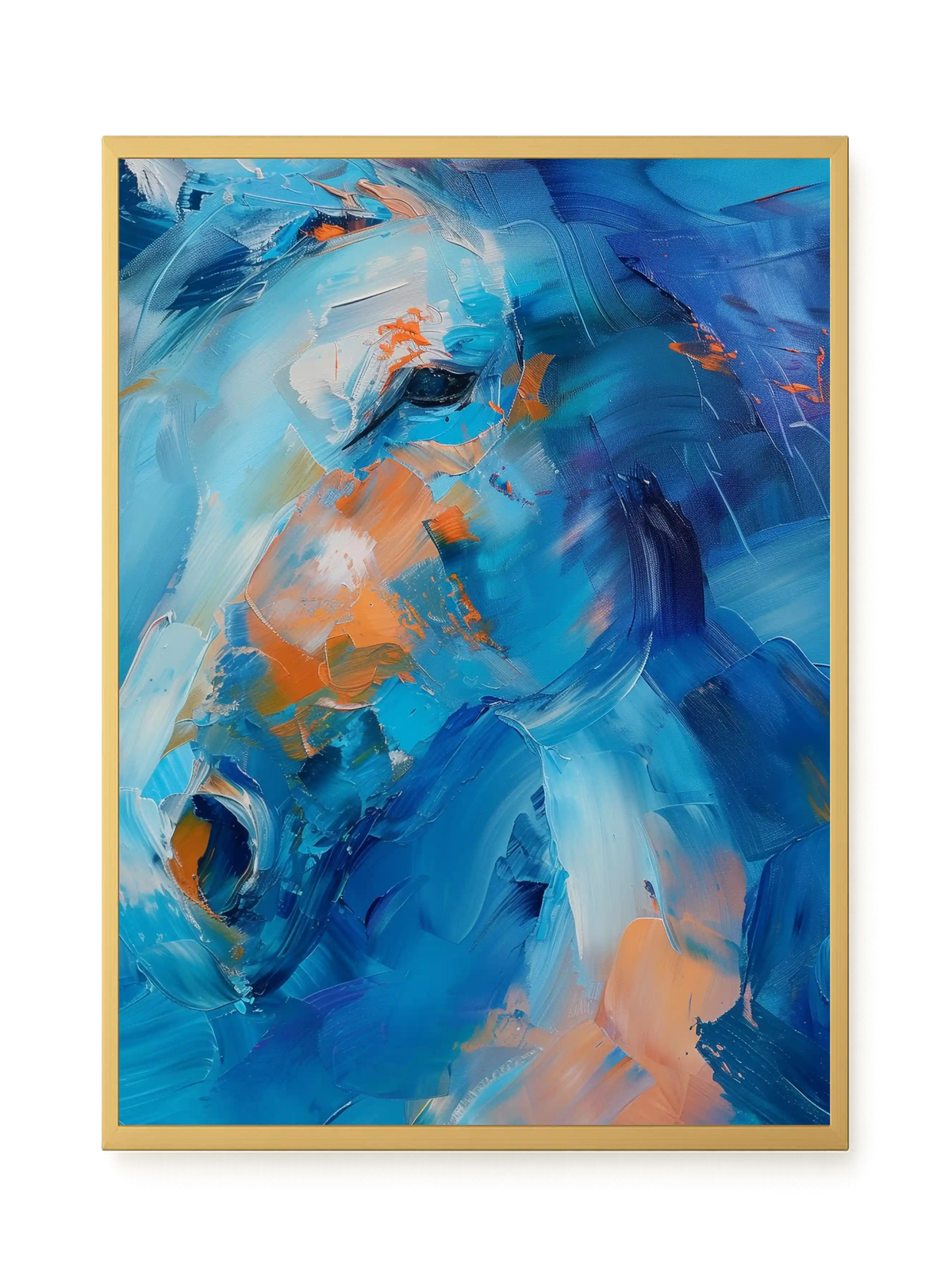 Blue Momentum Canvas Wall Art