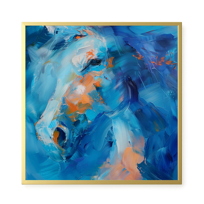 Blue Momentum Canvas Wall Art