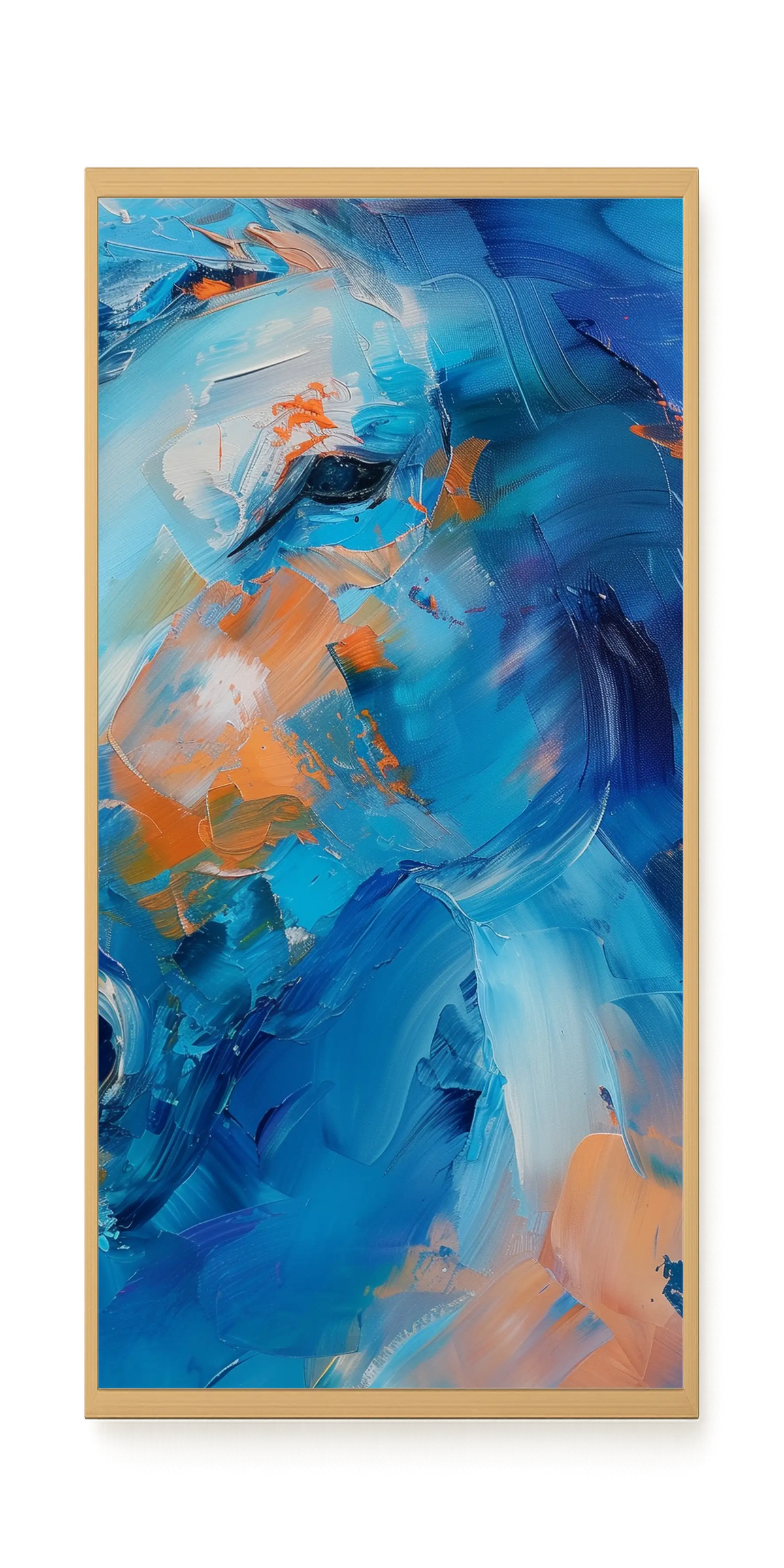Blue Momentum Canvas Wall Art