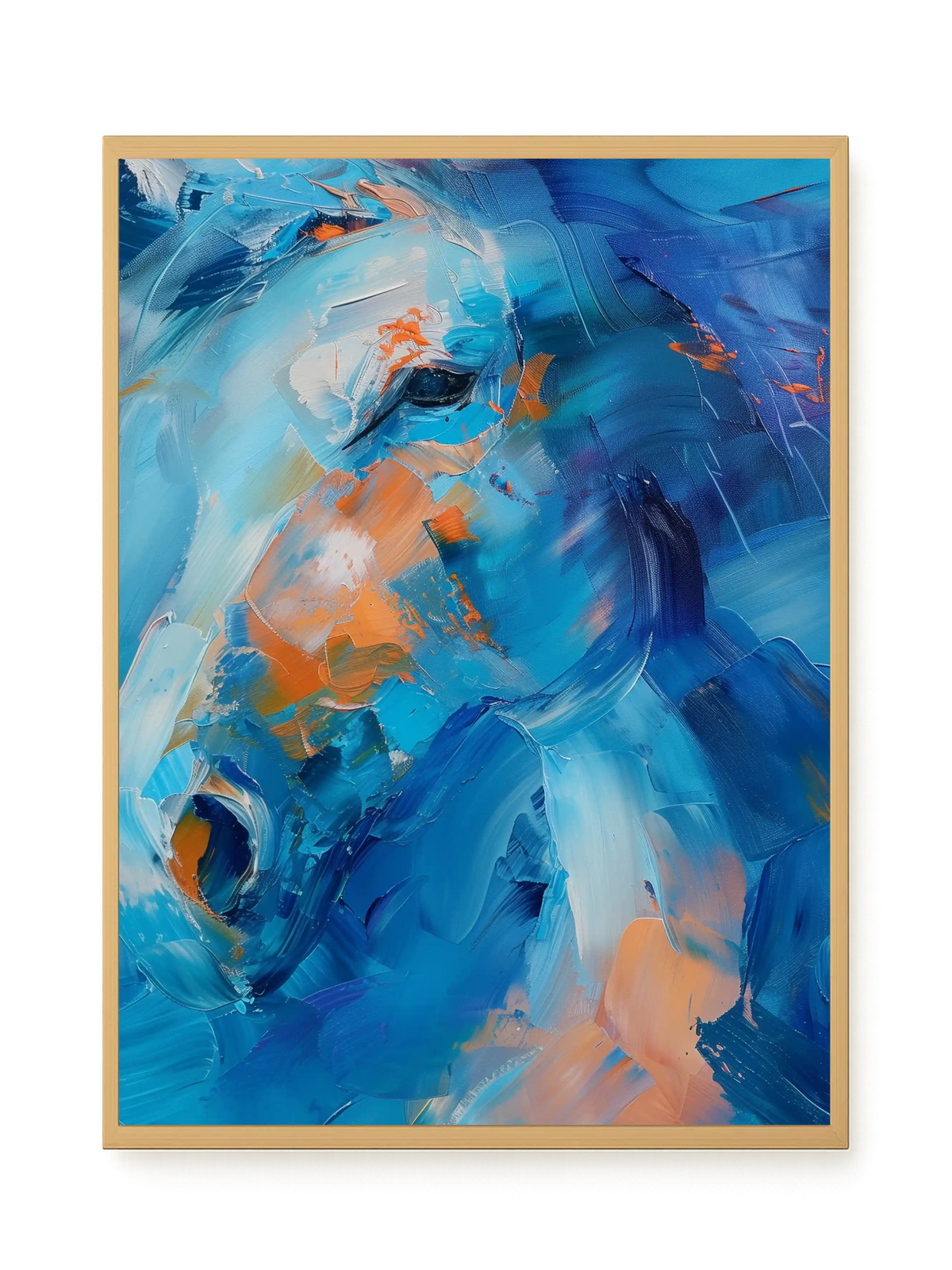 Blue Momentum Canvas Wall Art