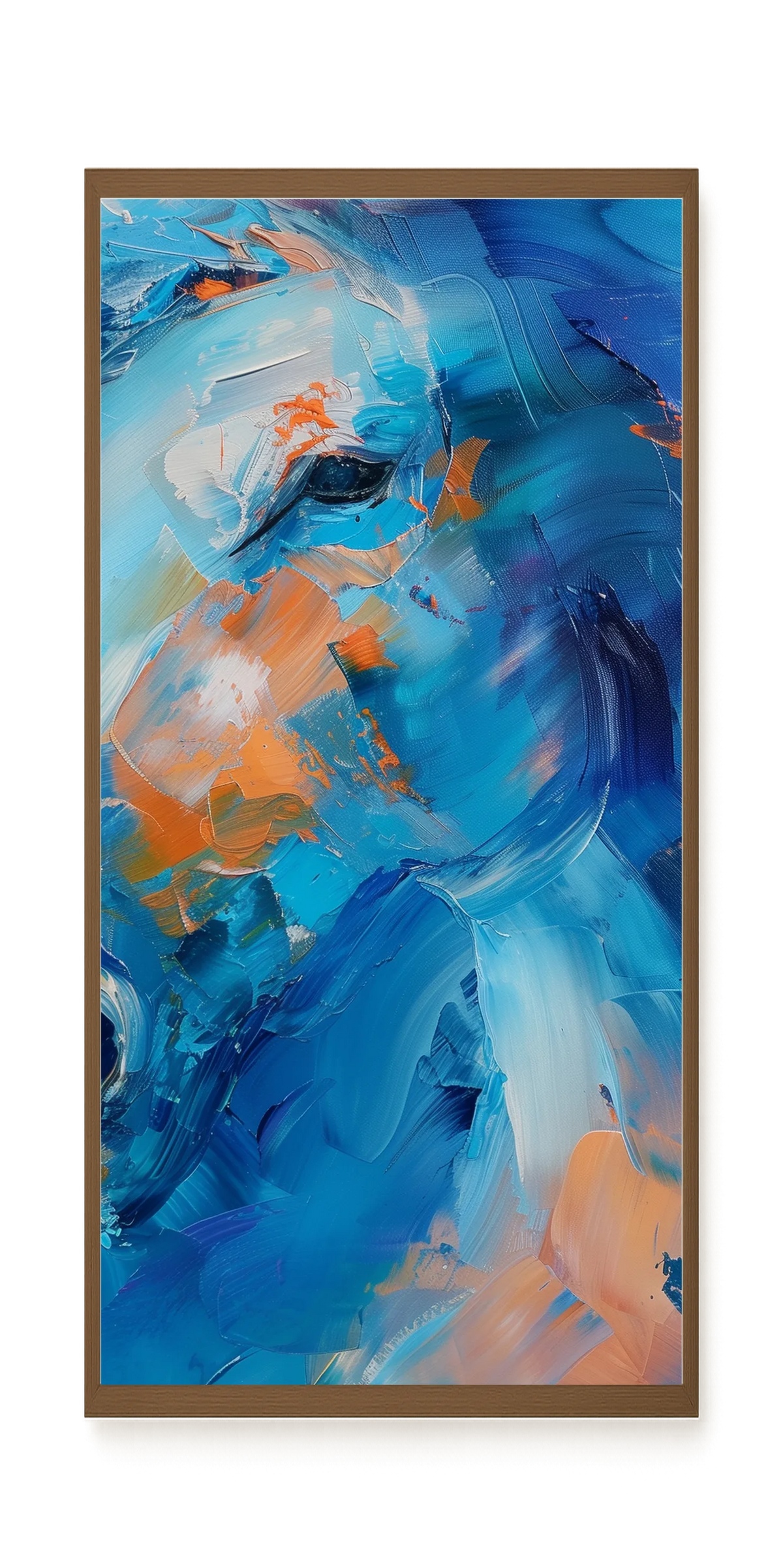 Blue Momentum Canvas Wall Art