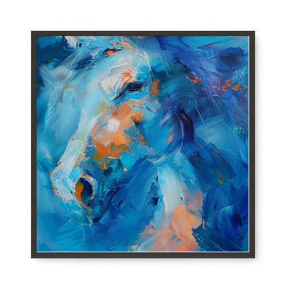 Blue Momentum Canvas Wall Art