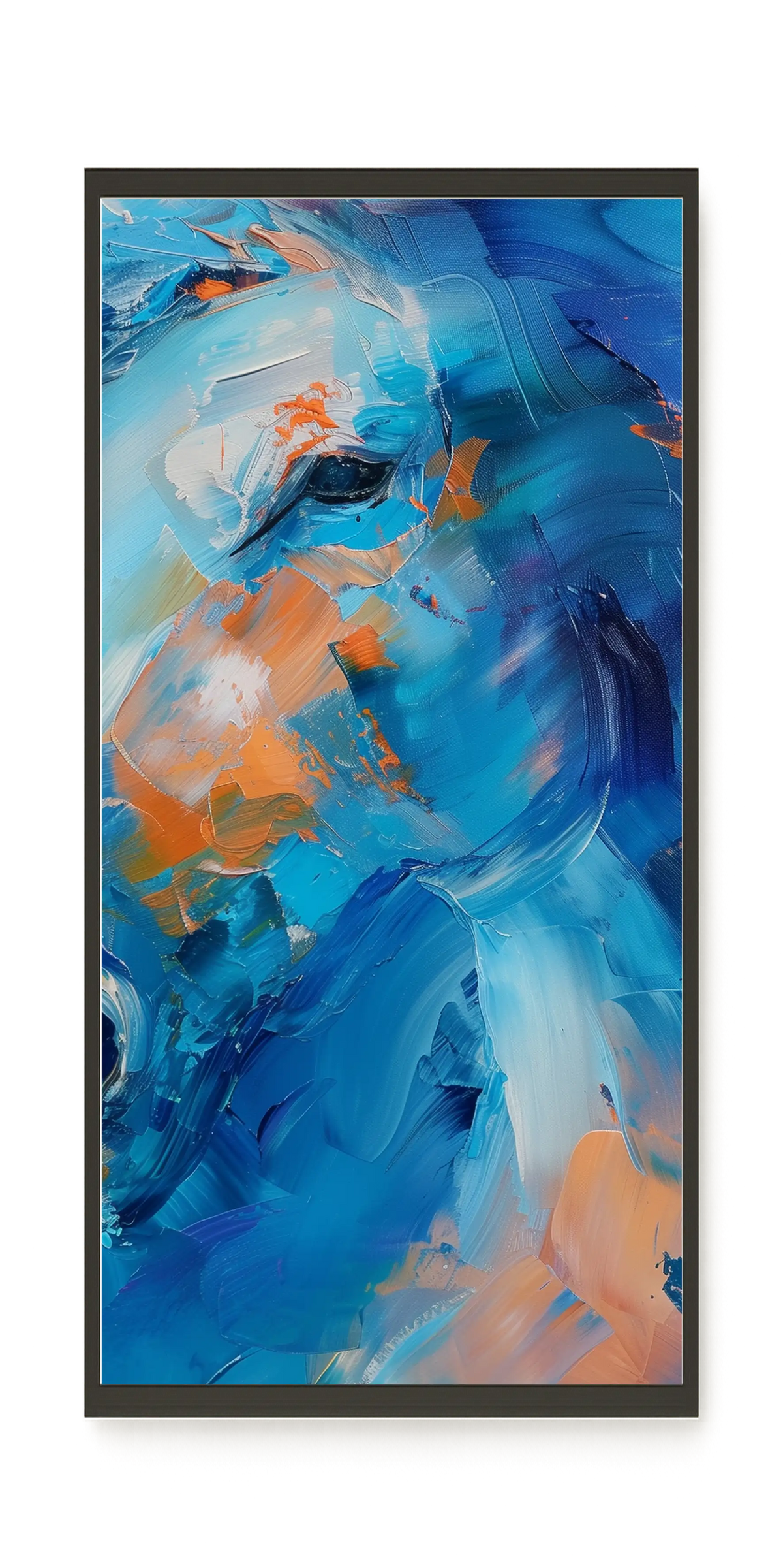 Blue Momentum Canvas Wall Art