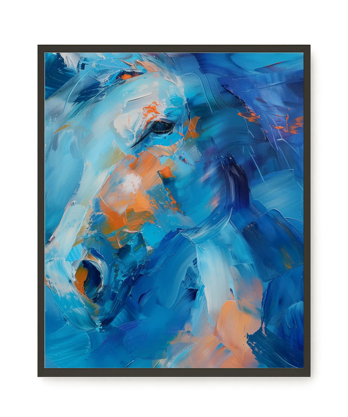 Blue Momentum Canvas Wall Art