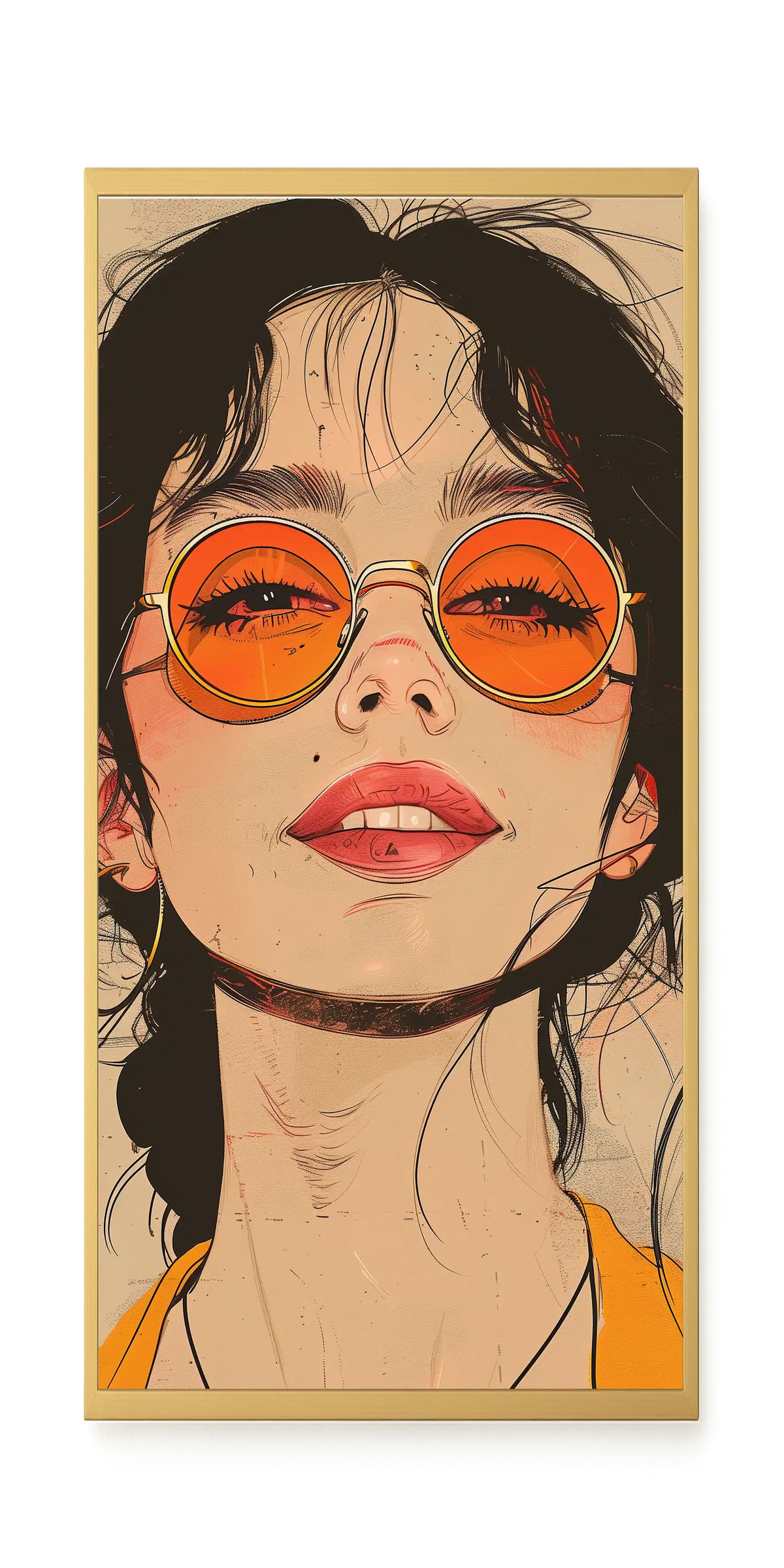 Bold Gaze Canvas Wall Art