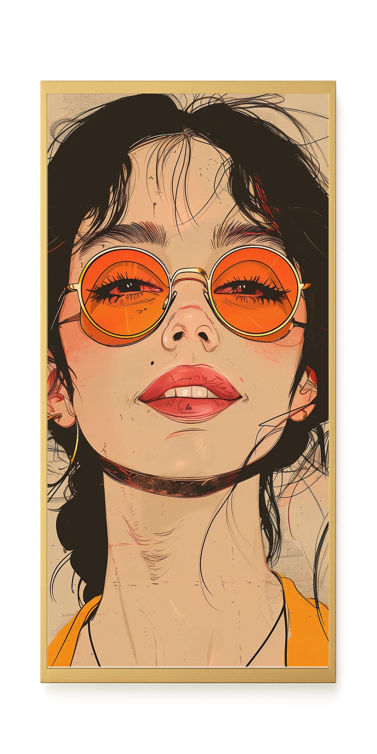 Bold Gaze Canvas Wall Art