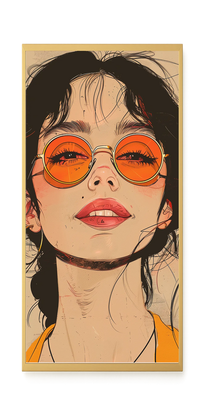 Bold Gaze Canvas Wall Art