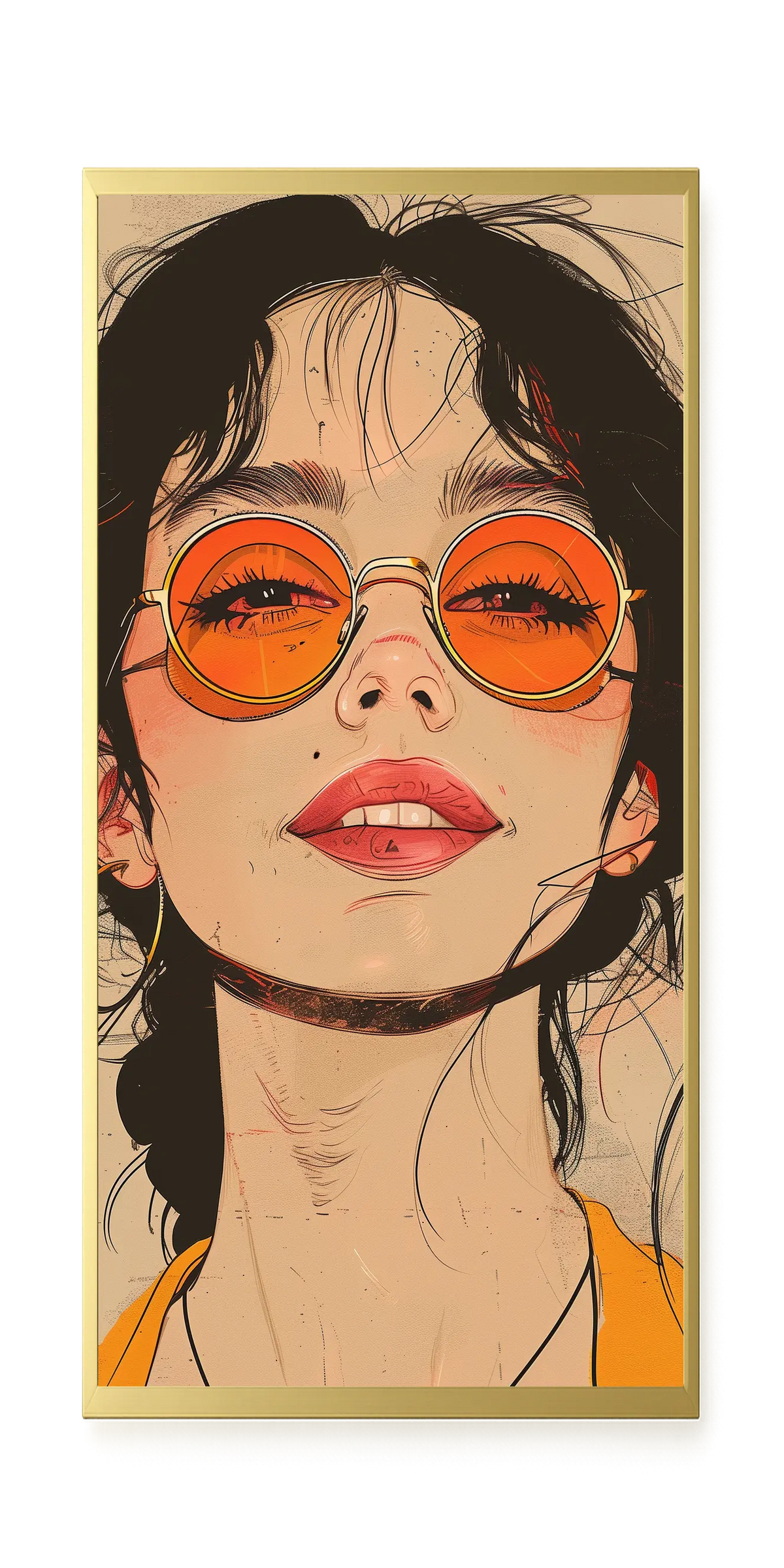 Bold Gaze Canvas Wall Art