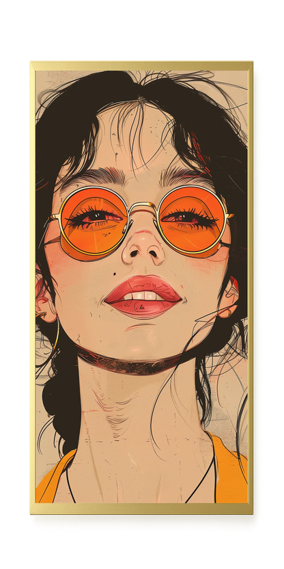 Bold Gaze Canvas Wall Art