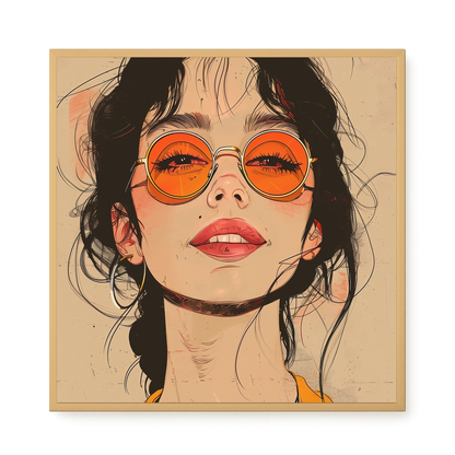 Bold Gaze Canvas Wall Art