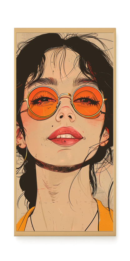 Bold Gaze Canvas Wall Art