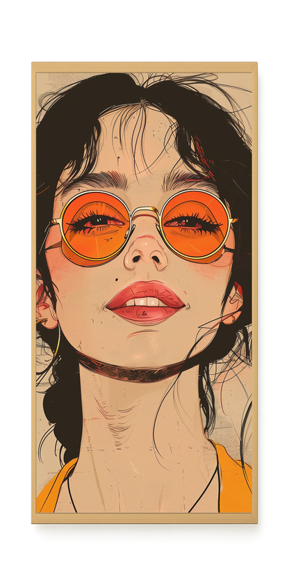 Bold Gaze Canvas Wall Art