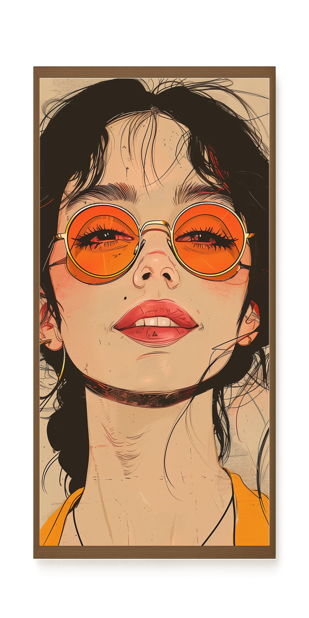 Bold Gaze Canvas Wall Art