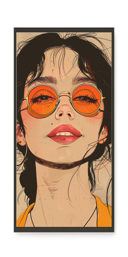 Bold Gaze Canvas Wall Art