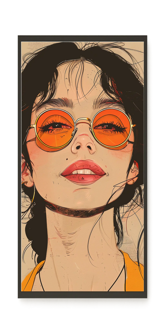 Bold Gaze Canvas Wall Art
