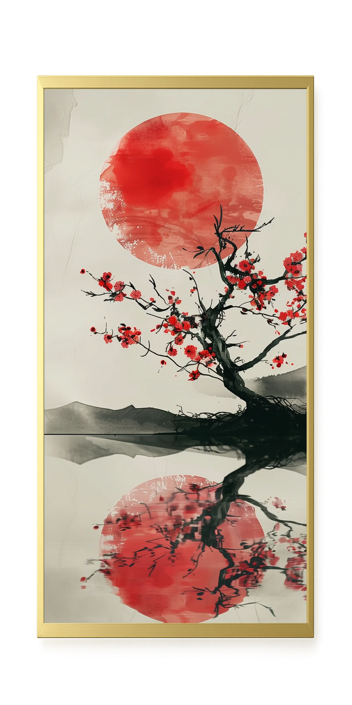 Red Stillness Canvas Print