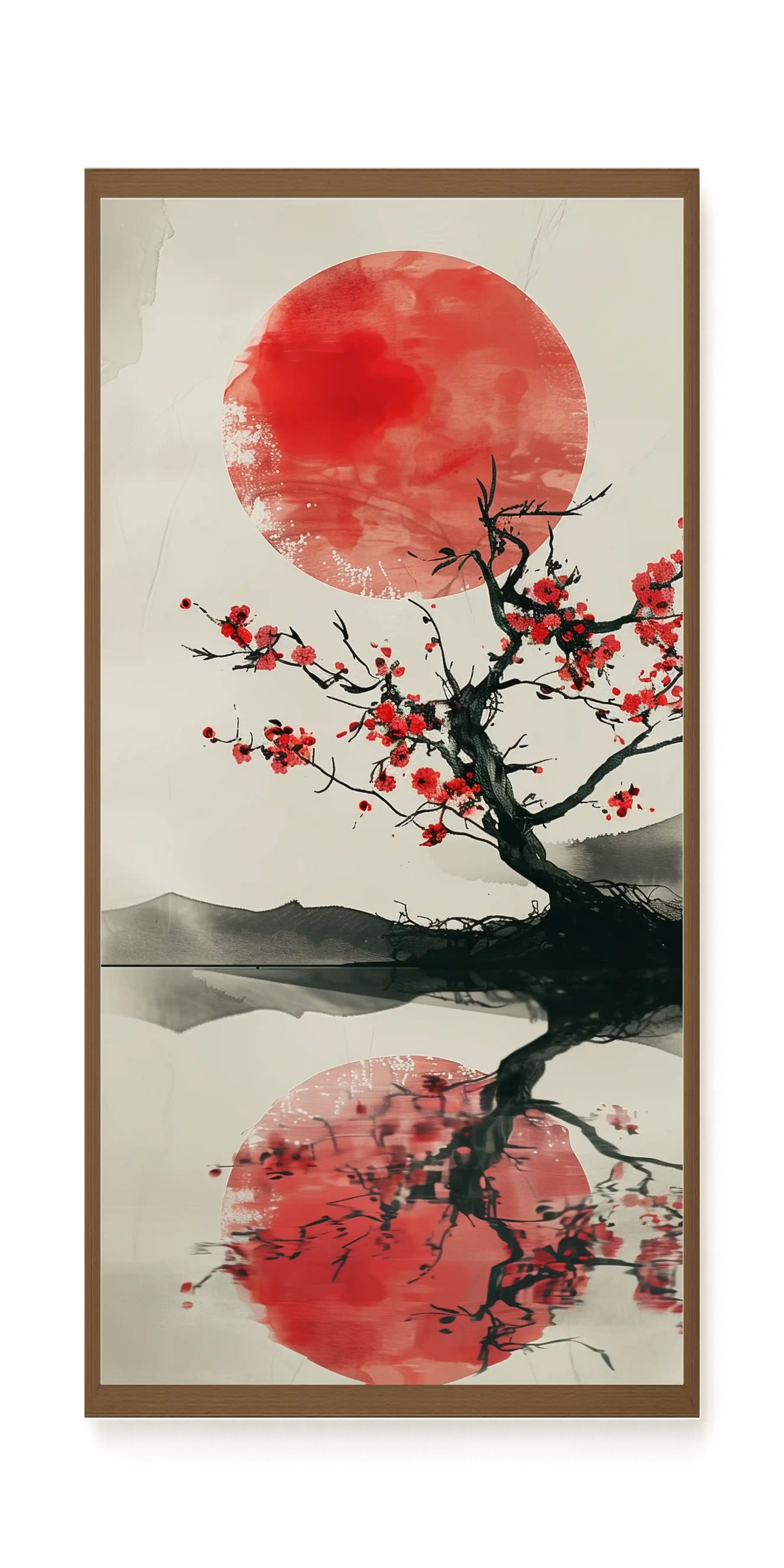 Red Stillness Canvas Print