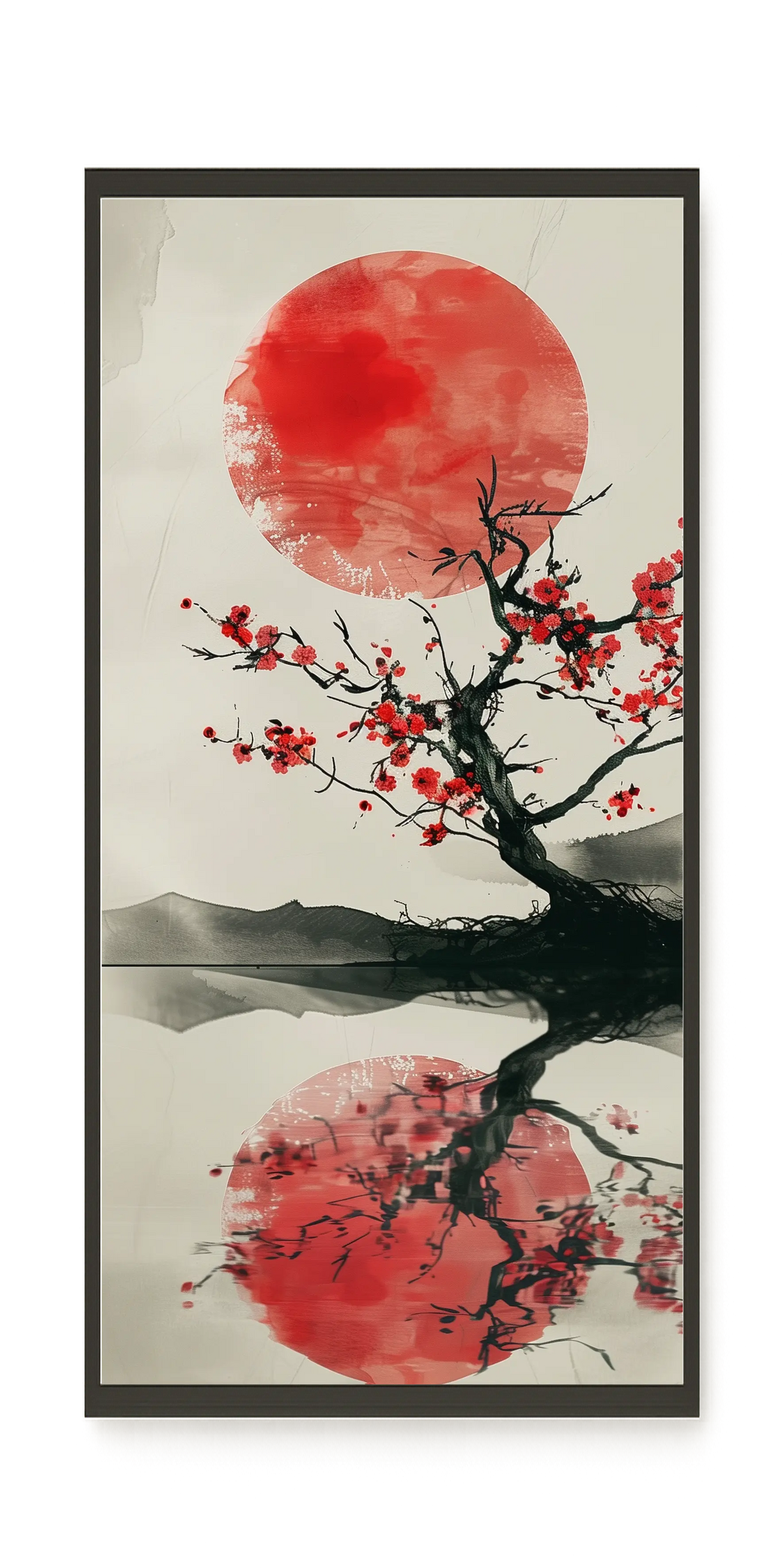 Red Stillness Canvas Print
