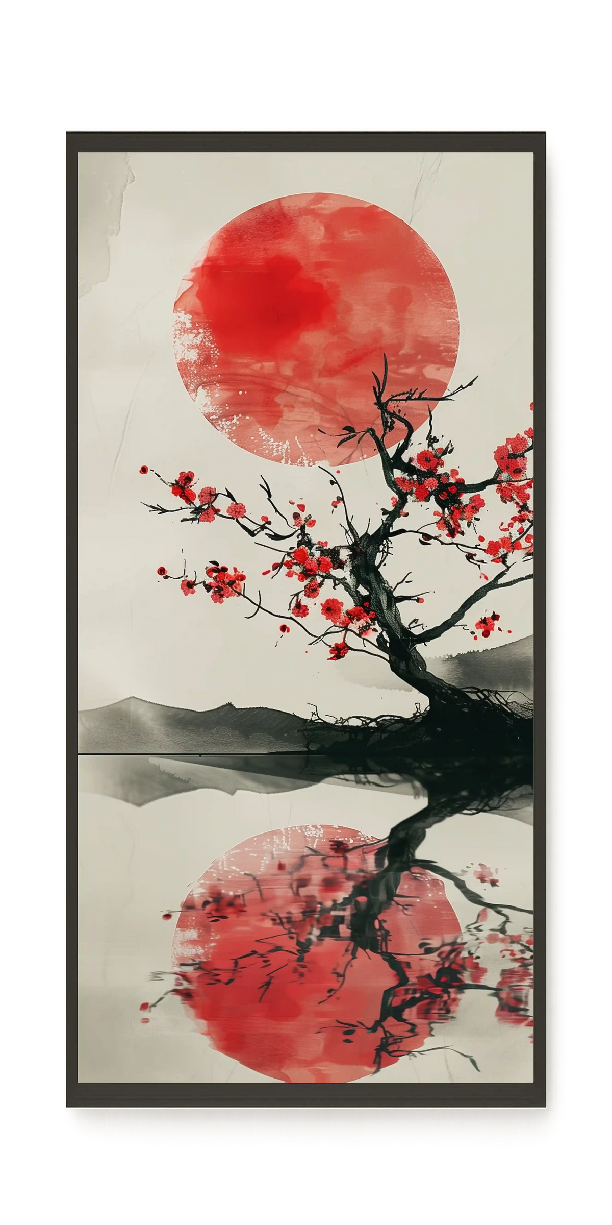 Red Stillness Canvas Print