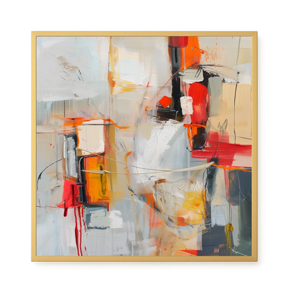 Chromatic Interlace Canvas Print
