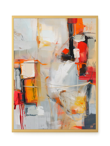Chromatic Interlace Canvas Print