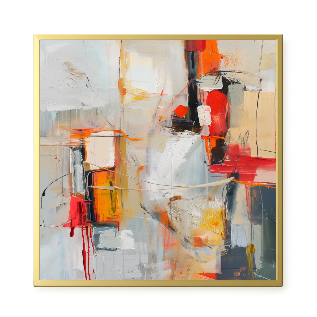Chromatic Interlace Canvas Print