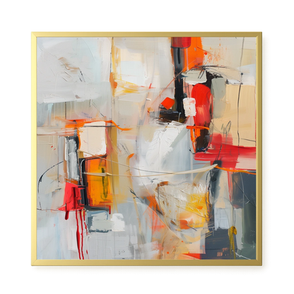 Chromatic Interlace Canvas Print