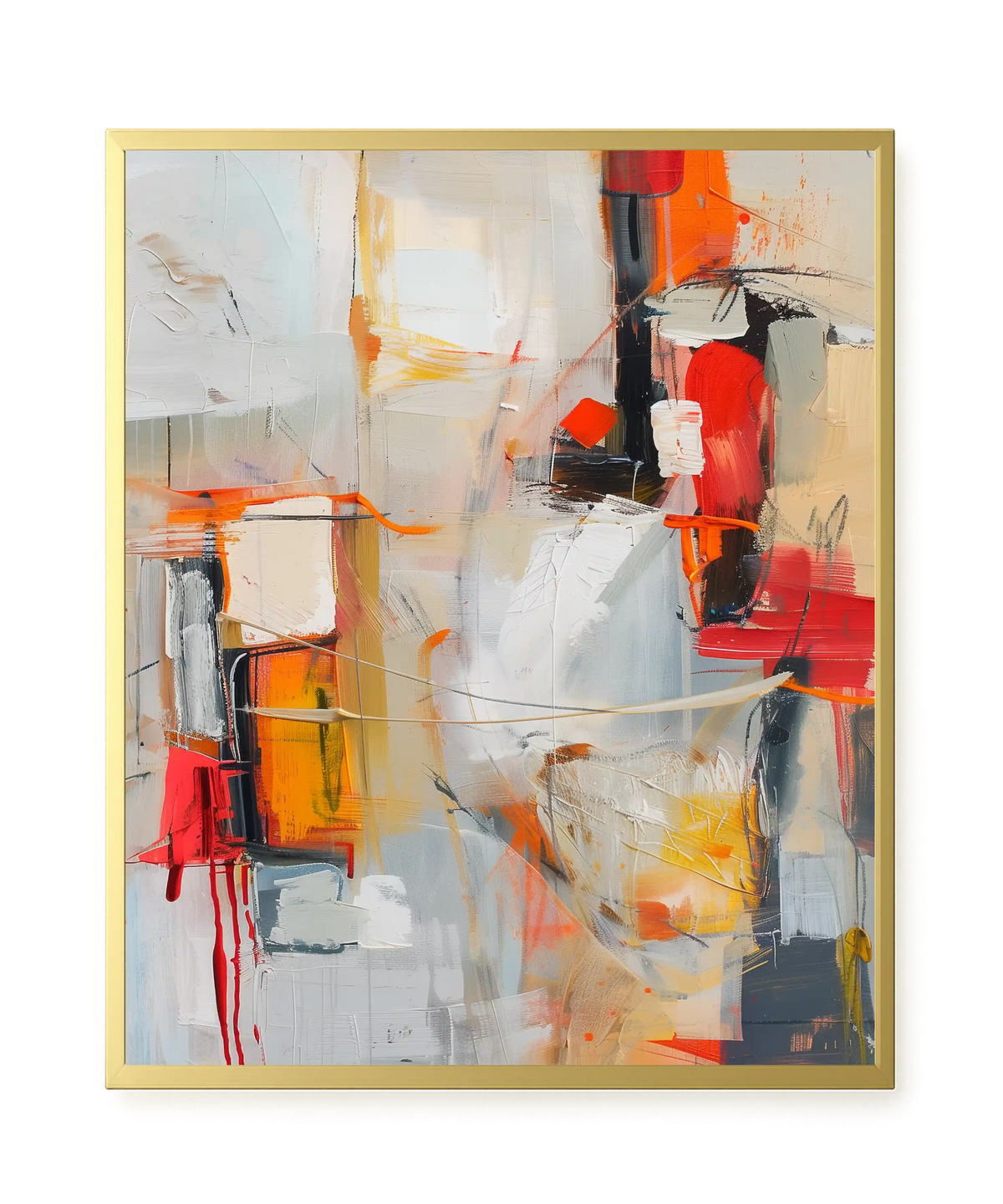 Chromatic Interlace Canvas Print