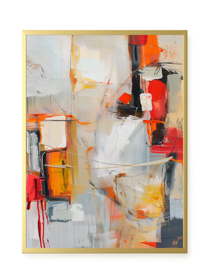 Chromatic Interlace Canvas Print