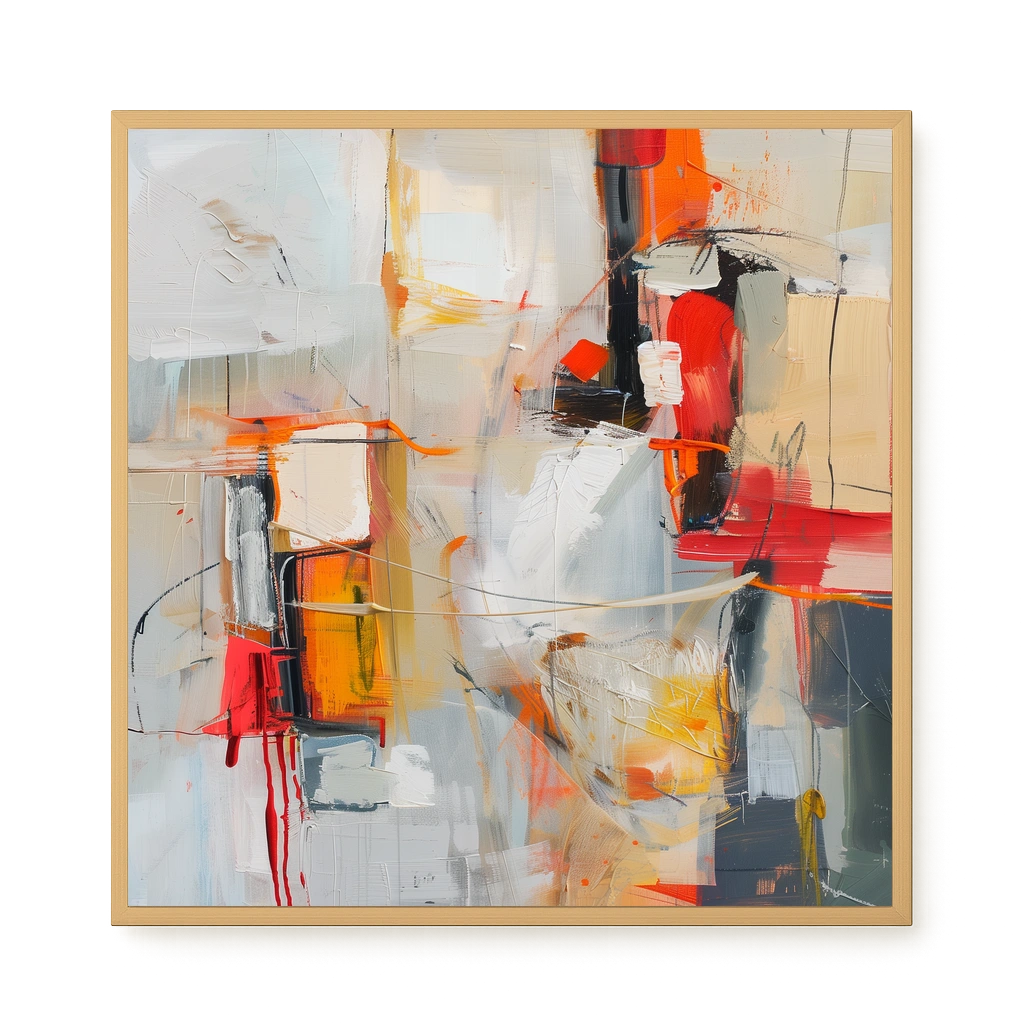 Chromatic Interlace Canvas Print