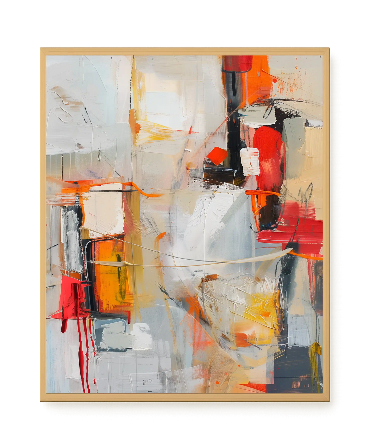 Chromatic Interlace Canvas Print