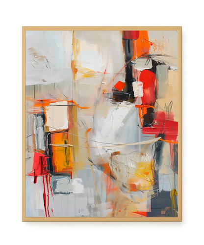 Chromatic Interlace Canvas Print