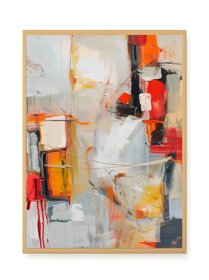 Chromatic Interlace Canvas Print
