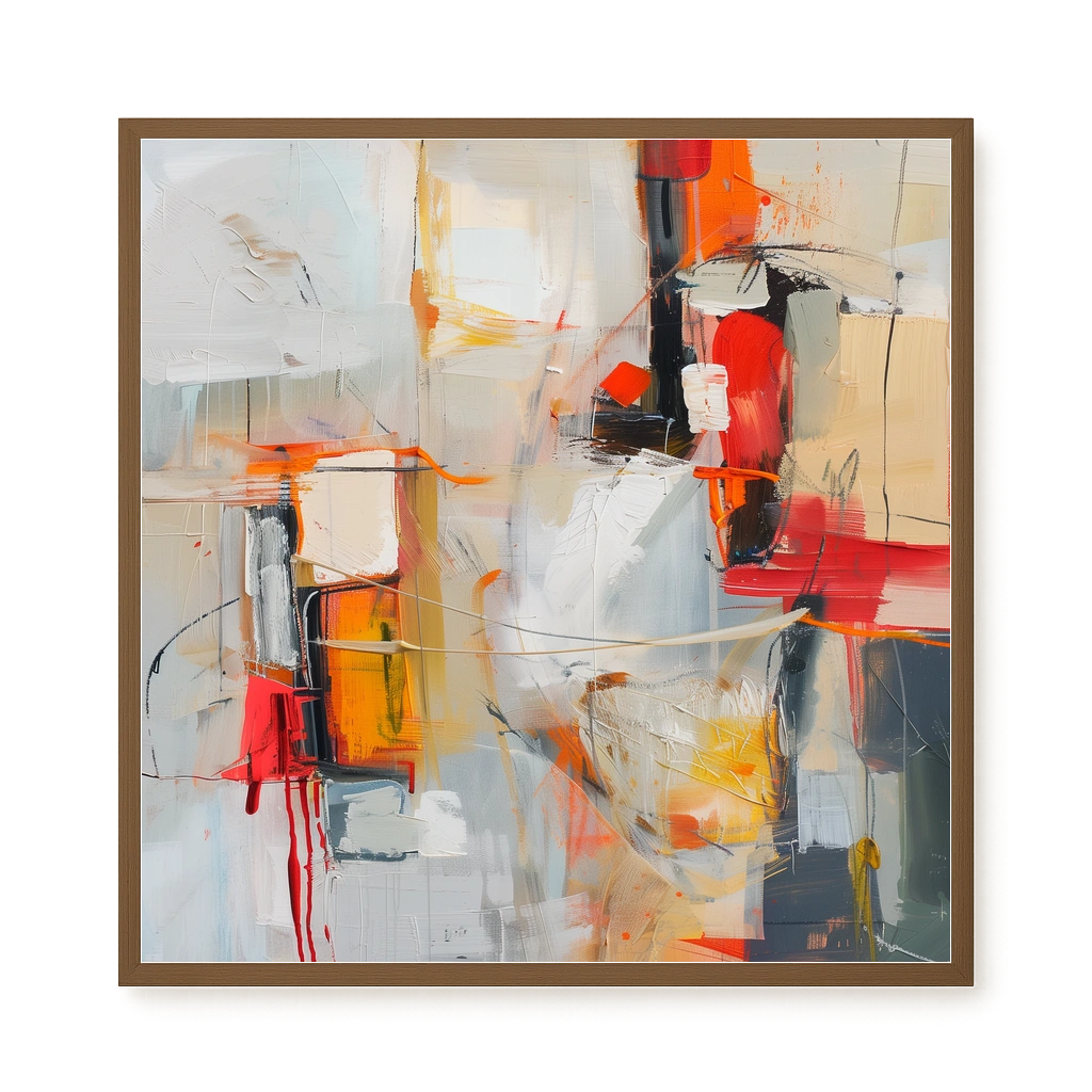 Chromatic Interlace Canvas Print