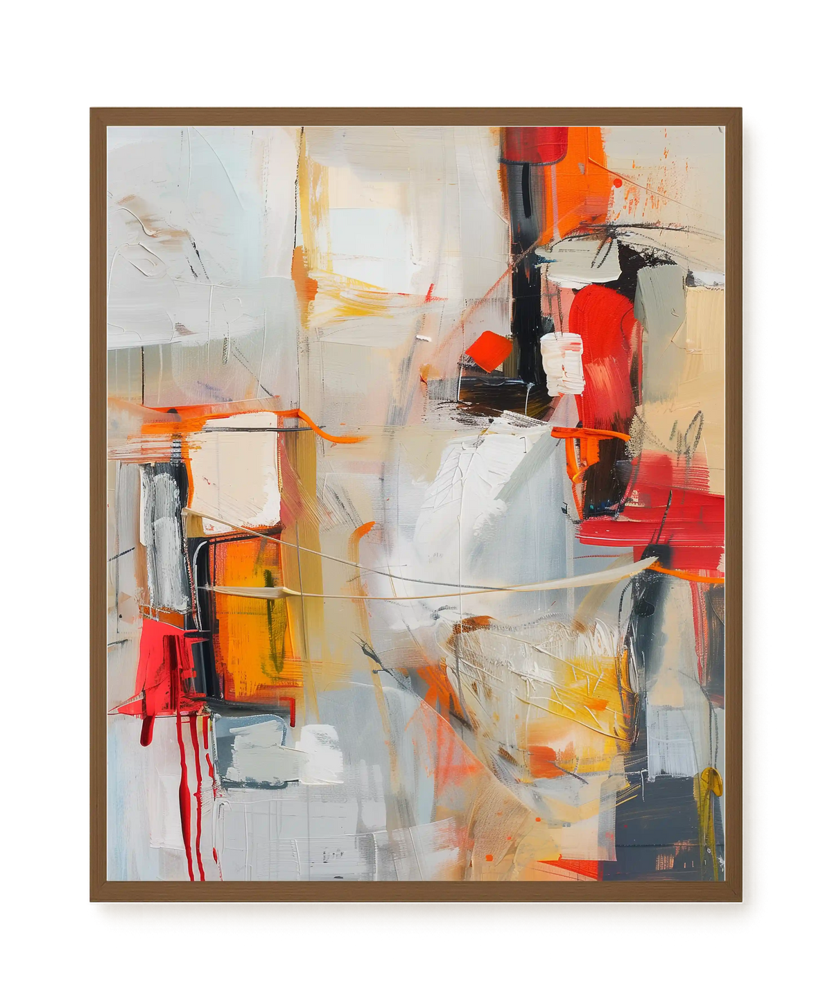 Chromatic Interlace Canvas Print