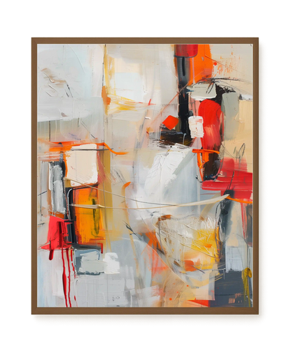 Chromatic Interlace Canvas Print