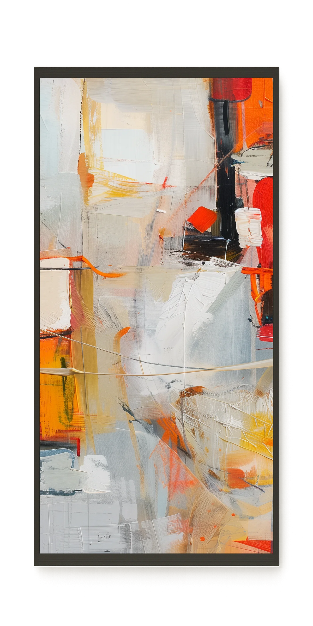 Chromatic Interlace Canvas Print