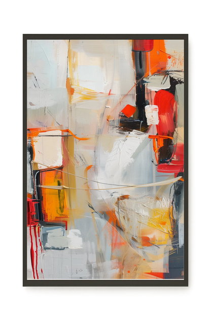 Chromatic Interlace Canvas Print