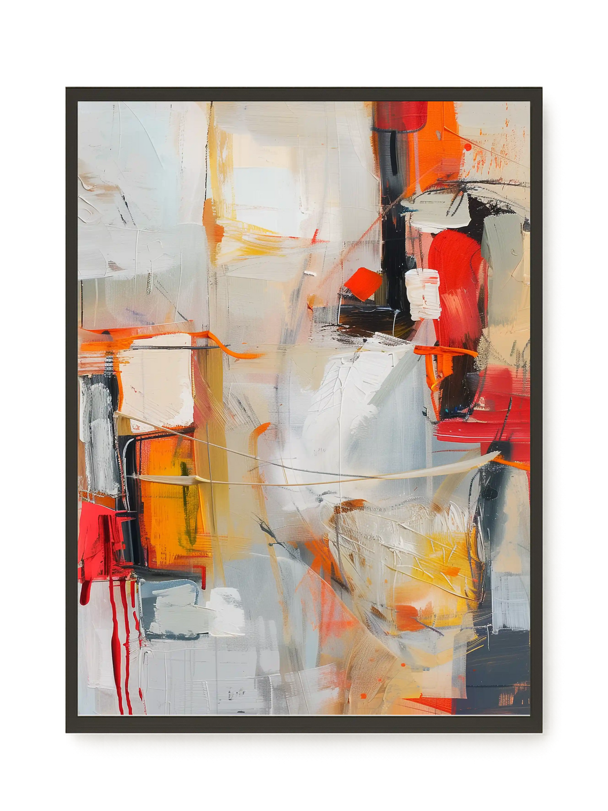 Chromatic Interlace Canvas Print